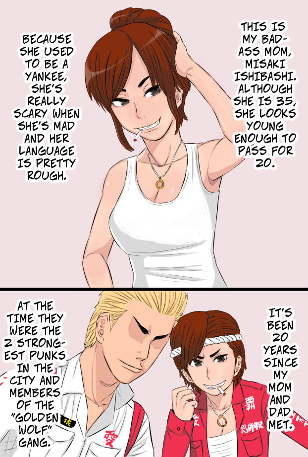 Kenka Saikyou Datta Ore no Kaachan ga Matsunaga no Chinpo ni Kanzen Haiboku Shita Hanashi - My Bad-Ass Mom Was Pwned By Matsunaga's Big Dick 1 page 3 full
