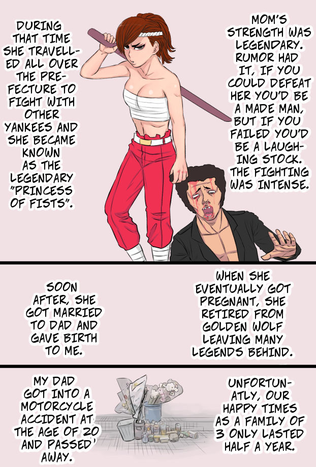 Kenka Saikyou Datta Ore no Kaachan ga Matsunaga no Chinpo ni Kanzen Haiboku Shita Hanashi - My Bad-Ass Mom Was Pwned By Matsunaga's Big Dick 1 page 4 full