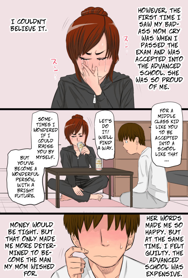 Kenka Saikyou Datta Ore no Kaachan ga Matsunaga no Chinpo ni Kanzen Haiboku Shita Hanashi - My Bad-Ass Mom Was Pwned By Matsunaga's Big Dick 1 page 6 full