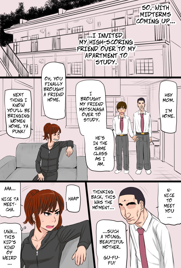 Kenka Saikyou Datta Ore no Kaachan ga Matsunaga no Chinpo ni Kanzen Haiboku Shita Hanashi - My Bad-Ass Mom Was Pwned By Matsunaga's Big Dick 1 page 8 full