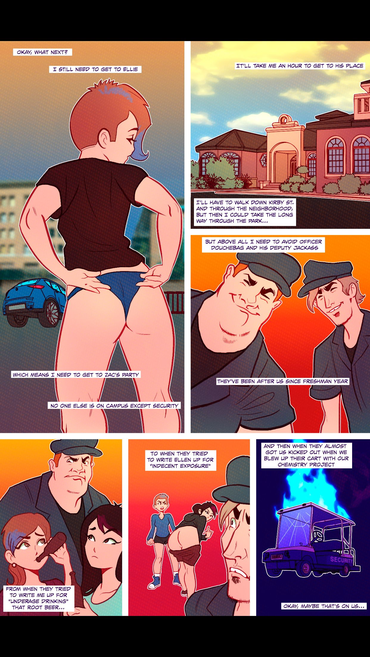 Frankie's Naked Night page 9 full