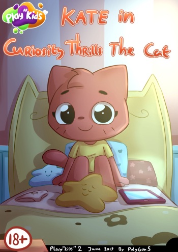 Playkids comic, Curiosity Thrills The Cat cover