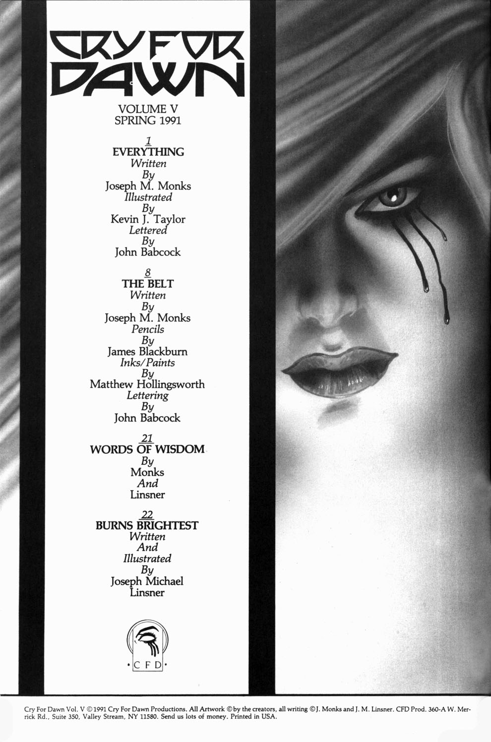 CRY FOR DAWN #5 page 3 full