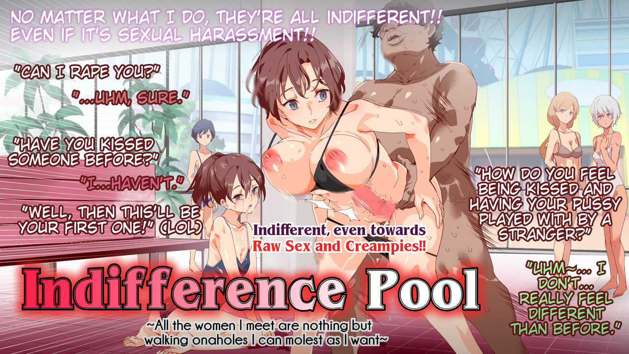 Mukanshin Pool ~Au Onna Zennin,SekuHara Shi Houdai no Aruku Nama Onahole~ page 1 full