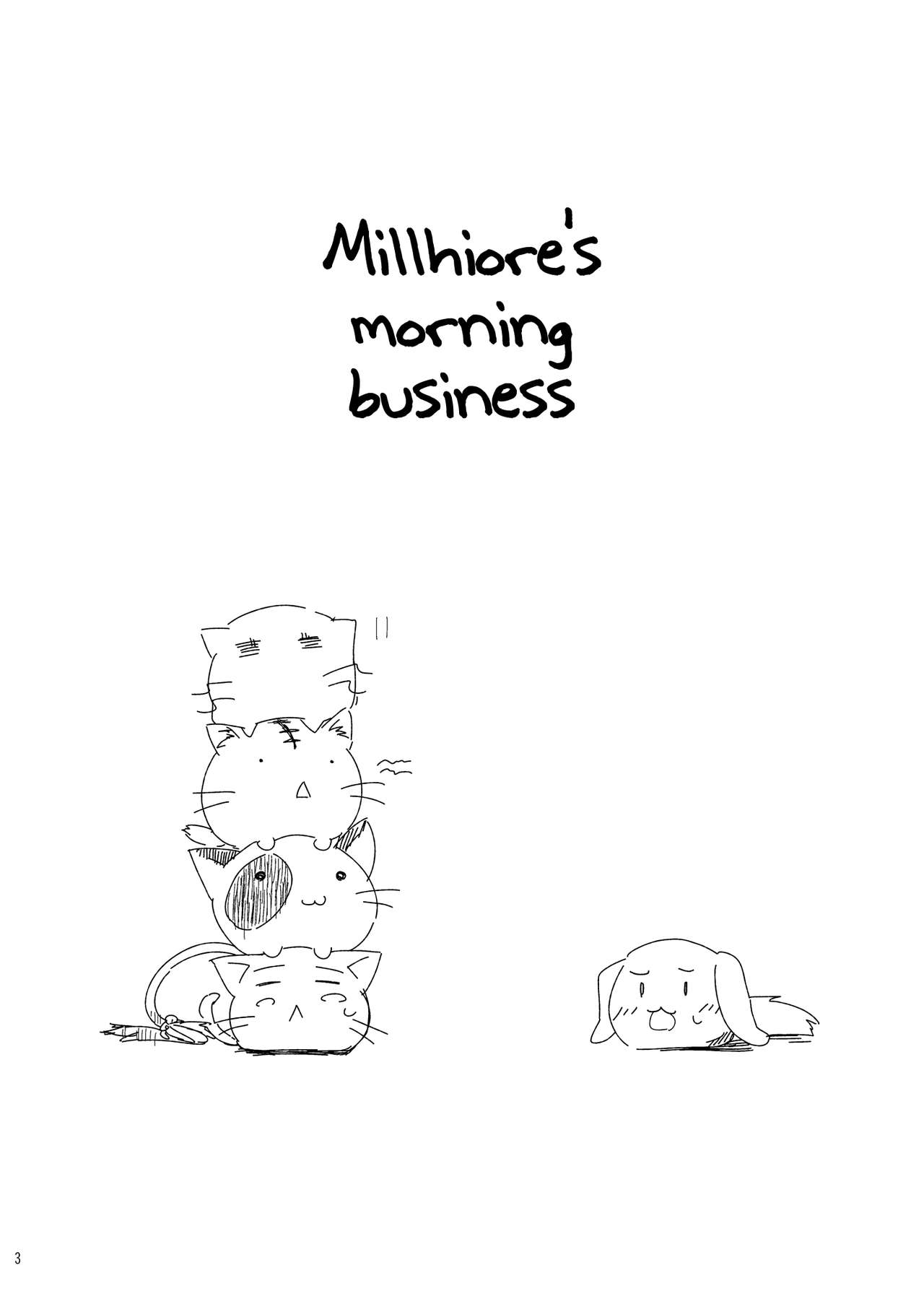 Millhi no Asa no Undou - Millhiore's Morning Business page 3 full