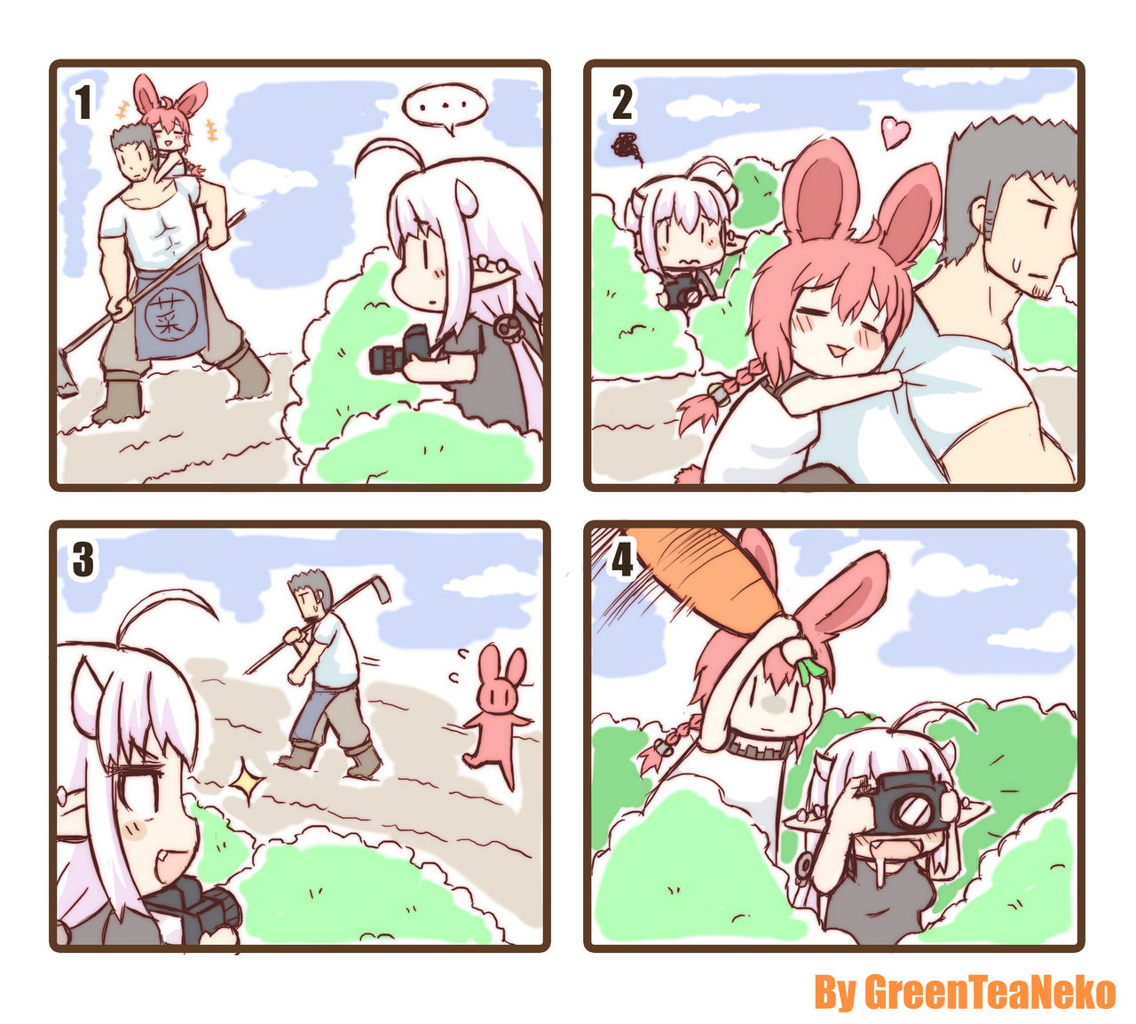MON GIRL 4koma page 7 full