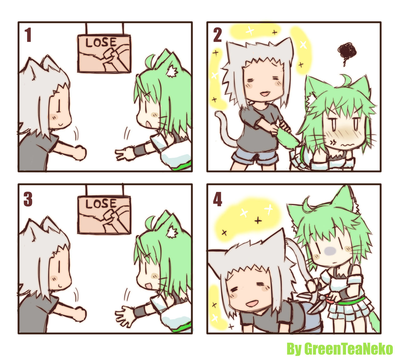 MON GIRL 4koma page 9 full