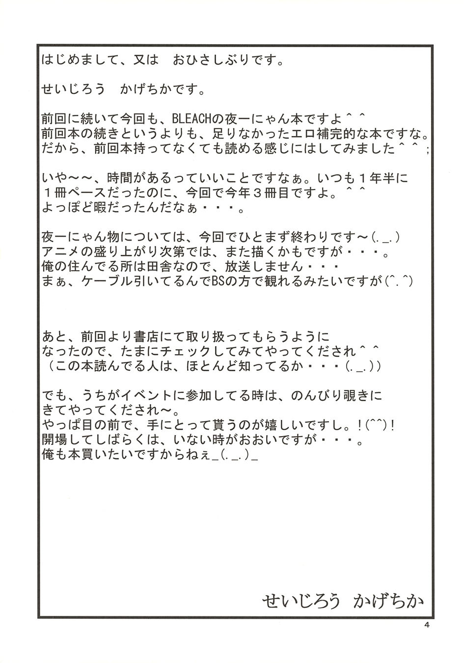 Yoruichi Nyan no Hon 2 page 4 full