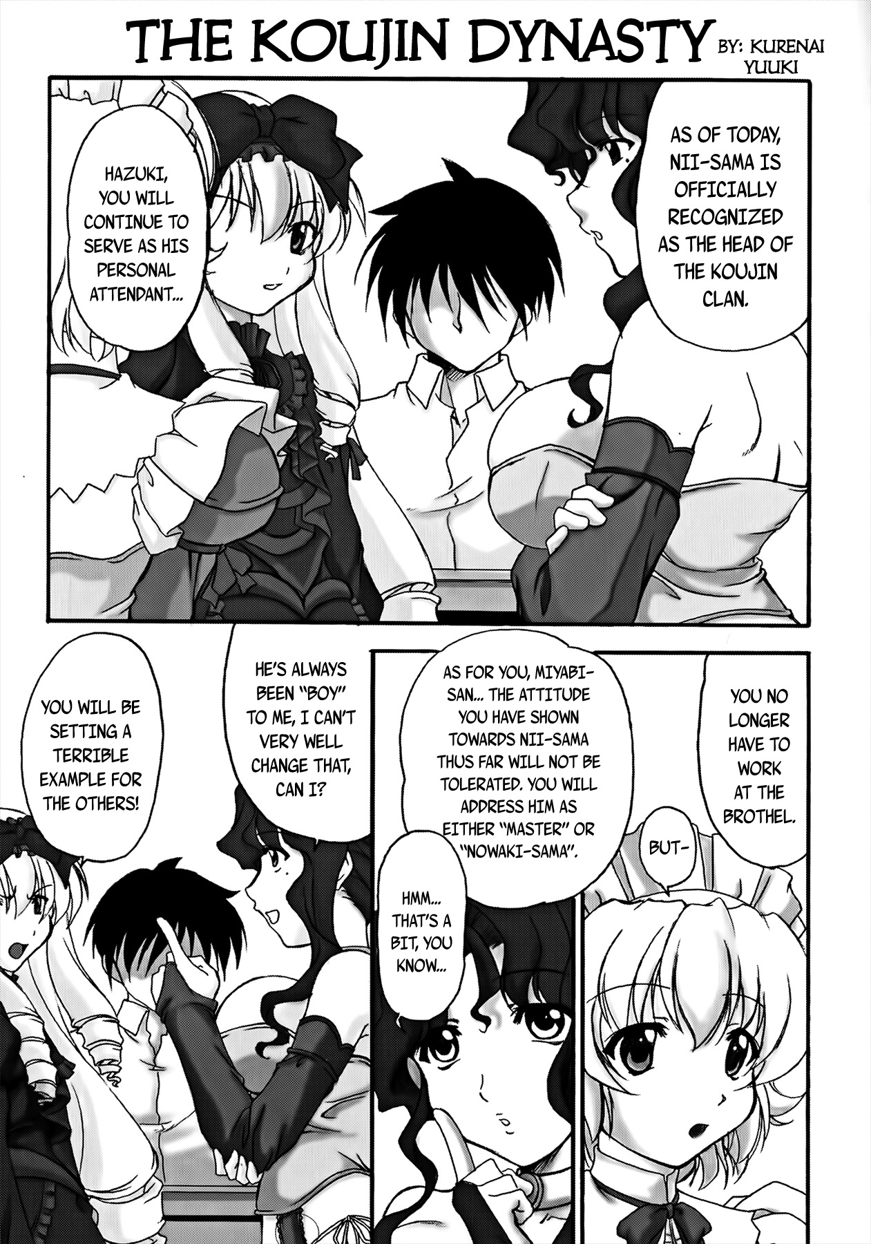 Koujin-ke no Ichizoku | The Koujin Dynasty page 1 full