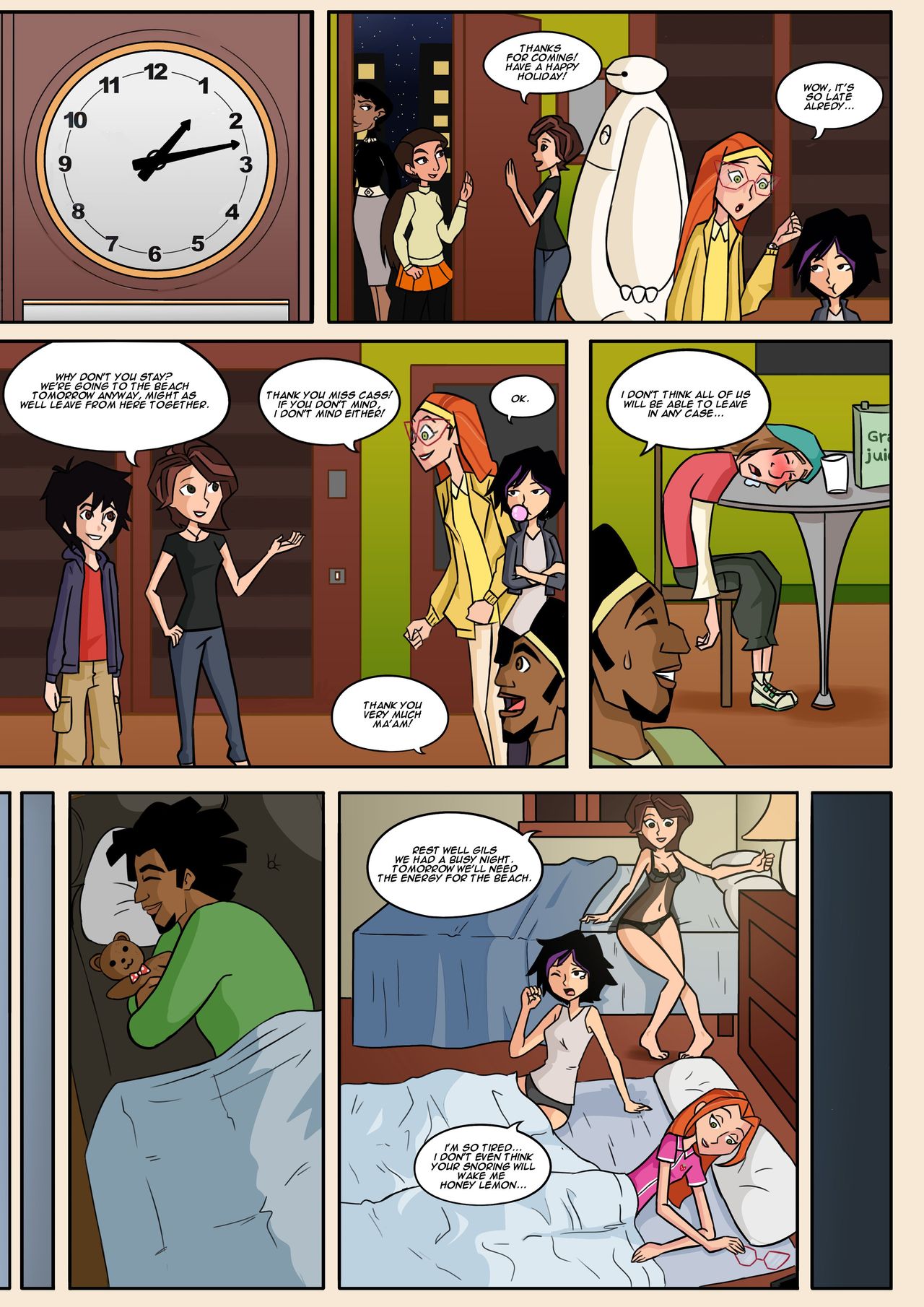 Hiro and Honey Lovey Dovey Book page 5 full