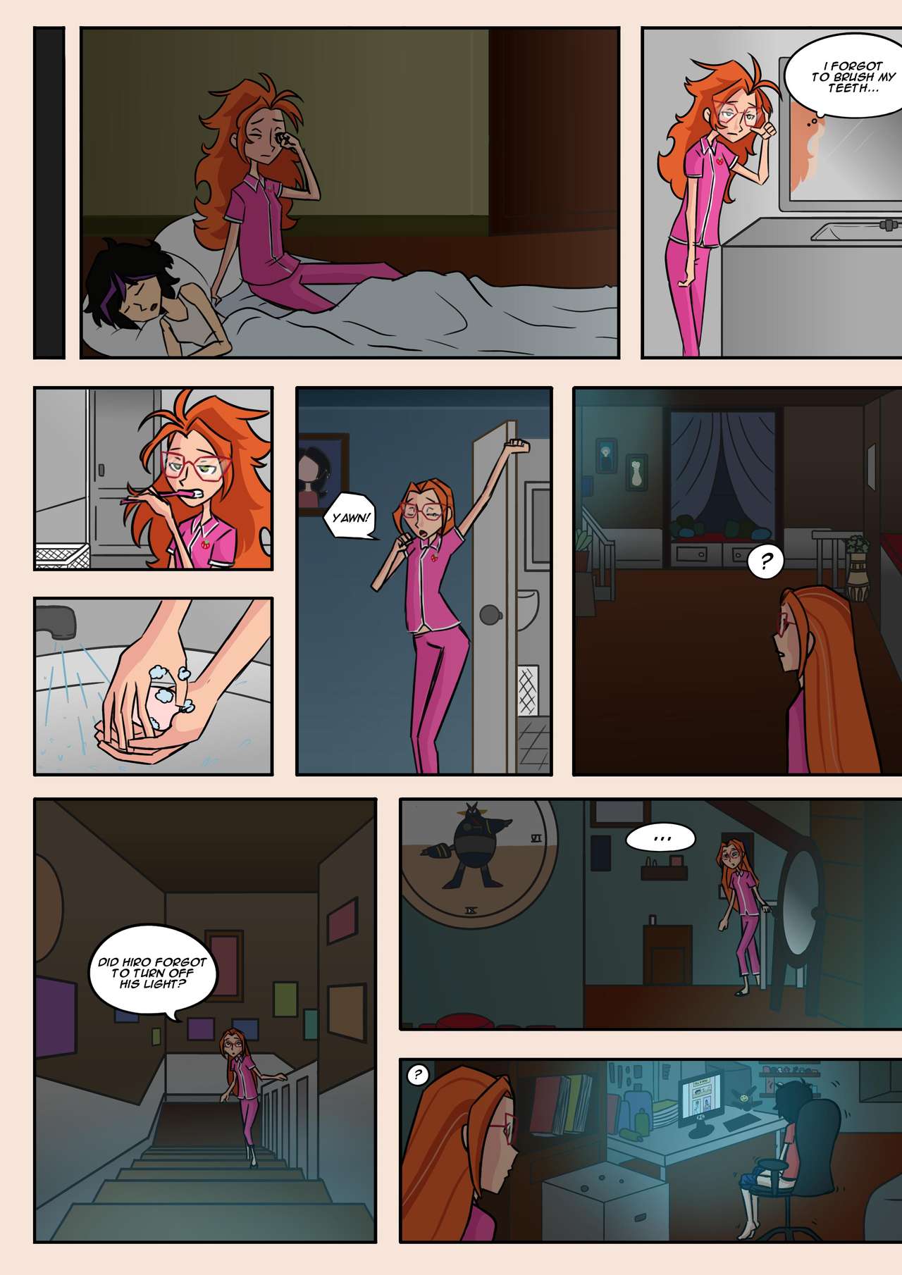 Hiro and Honey Lovey Dovey Book page 6 full