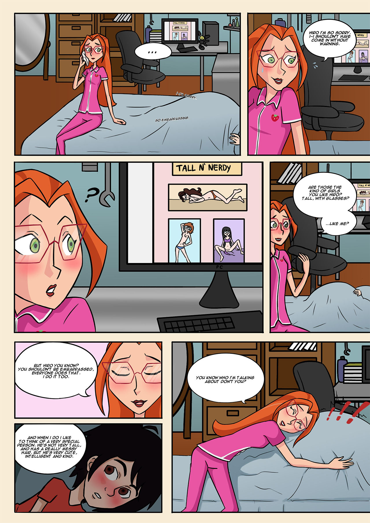 Hiro and Honey Lovey Dovey Book page 8 full