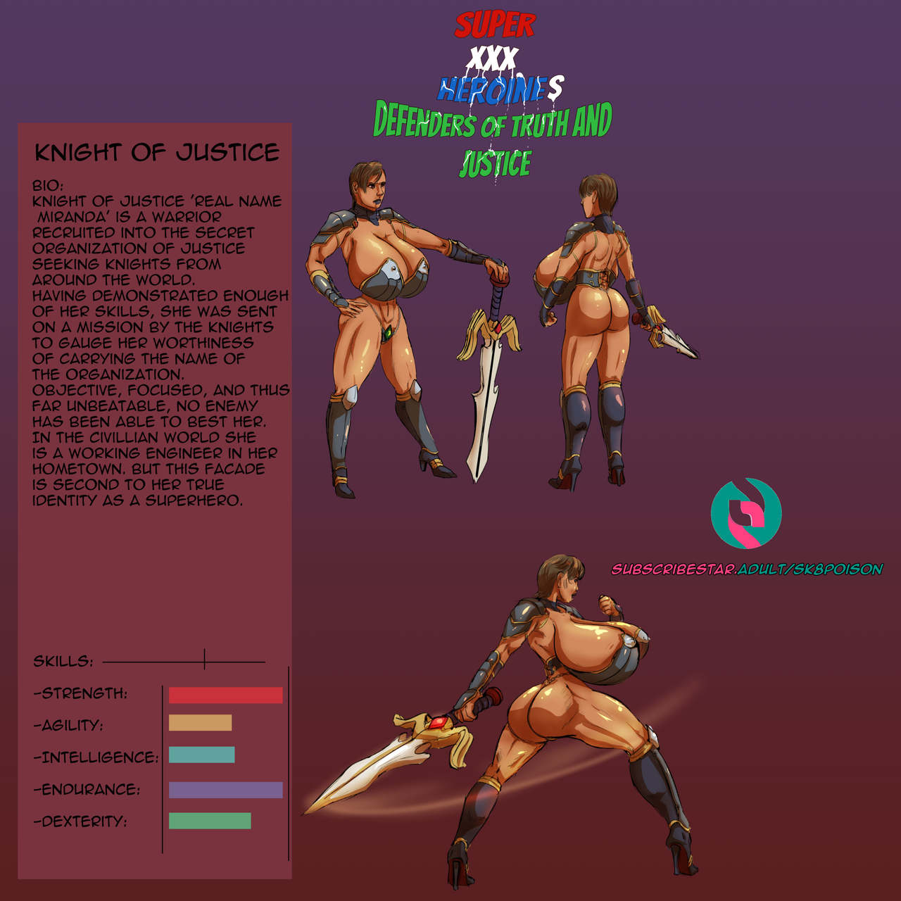 Super Heroines XXX Defenders of Truth and justice page 7 full