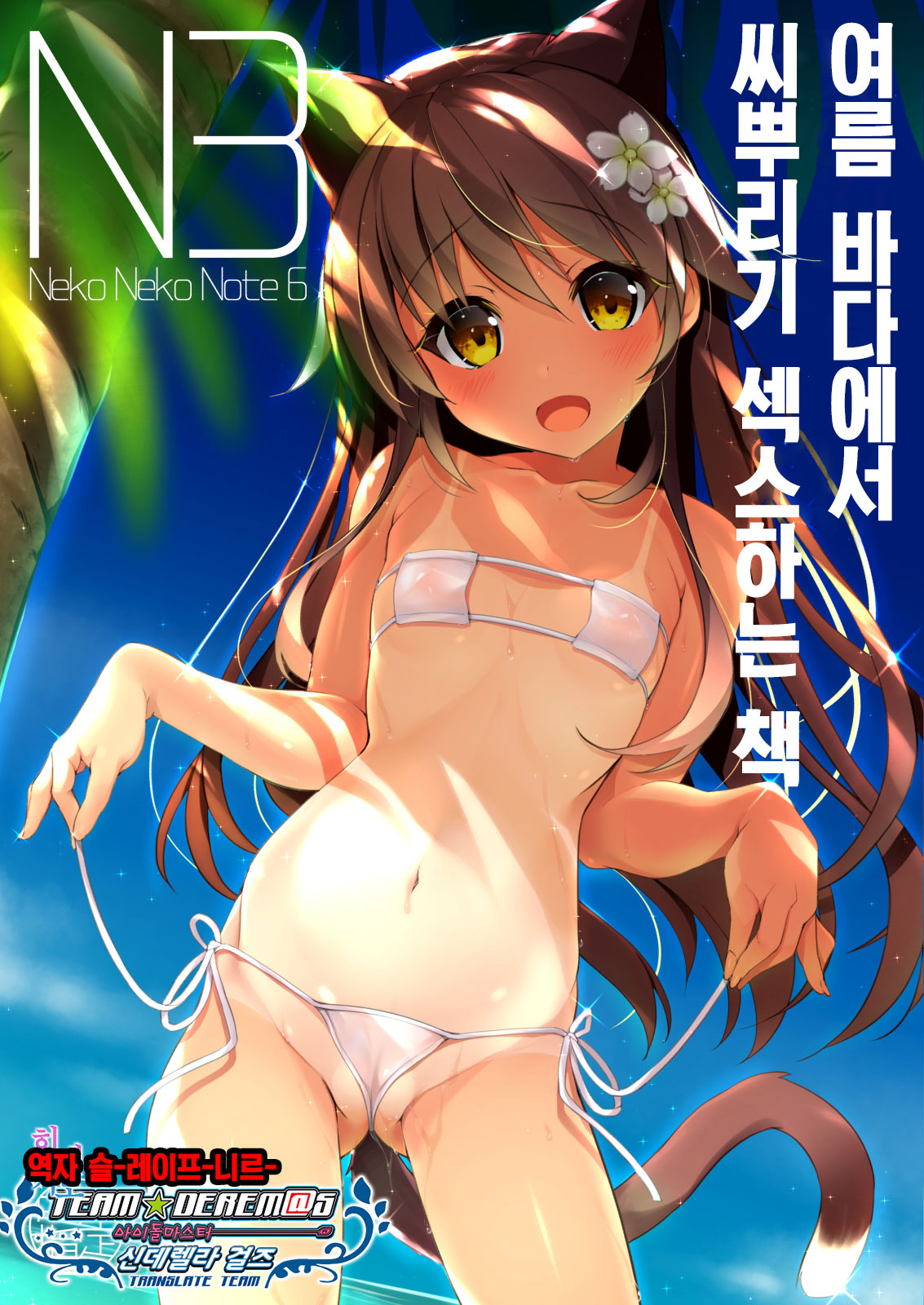 Neko Neko Note 6 Natsu no Umi de Tanetsuke Sex Suru Hon | Neko Neko Note 6 여름 바다에서 씨뿌리기 섹스하는 책 page 1 full