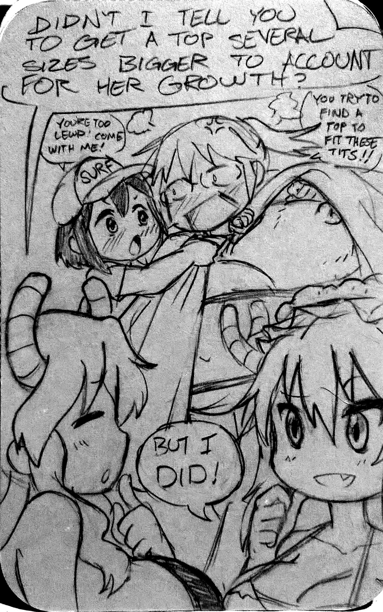 Miss Kobayashi's Breast Expansion Spell page 10 full