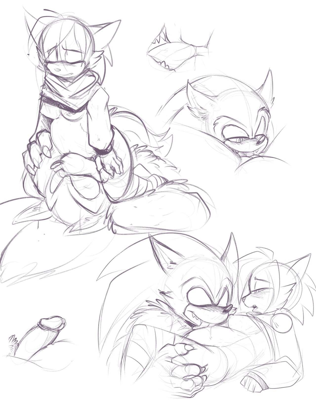 Pregnant Kayla &amp; Sonic the Werehog page 3 full