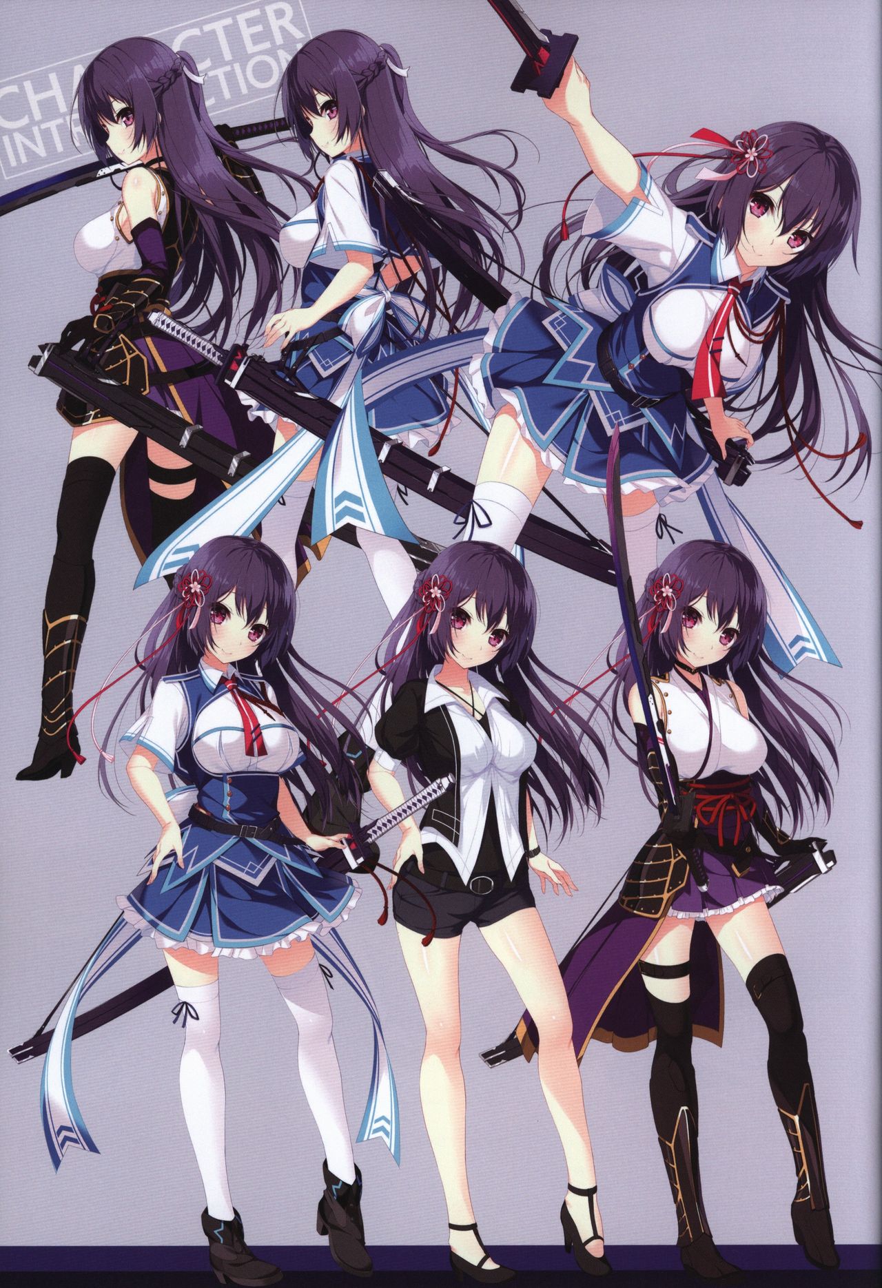 Kizuna Kirameku Koi Iroha KATANA ART BOOK page 7 full