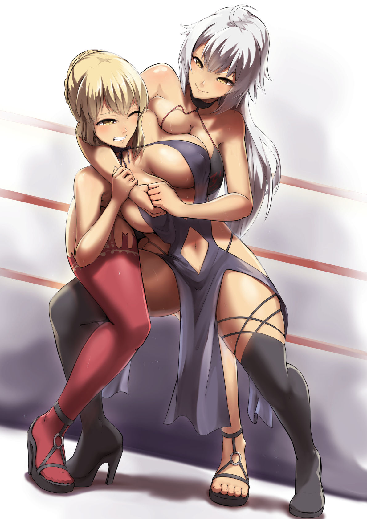 Assorted Catfights, Boxing, and Wrestling 1 page 8 full
