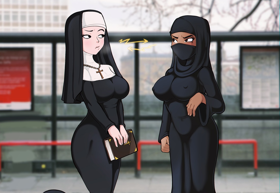 Mohammad Fucked A Loli And Mary Was A Loli When God Impregnated Her, So What's Wrong With Lesbian Sex Between A Nun And A Hijab? page 6 full