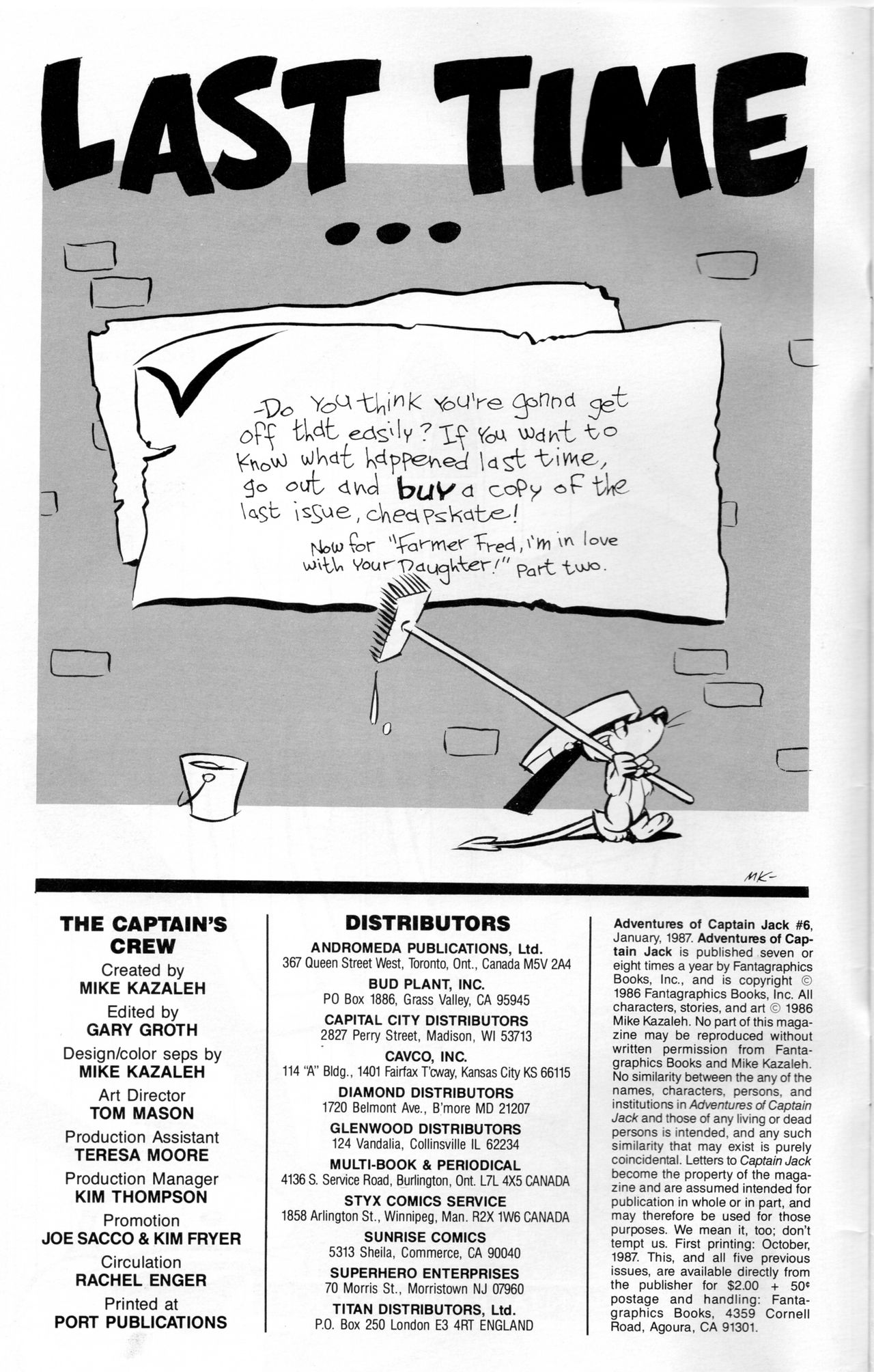 The Adventures of Captain Jack Vol 6 page 2 full