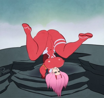 Zero Two buttstuffing cover