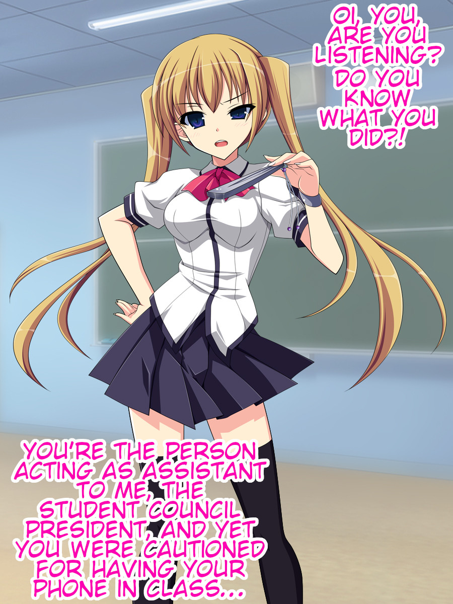 Tsundere Seitokaichou wa Houkei Chinpo no Otokonoko deshita! | The Student Council President is Actually a Phimotic Dickgirl! page 1 full