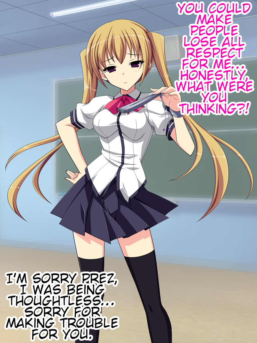 Tsundere Seitokaichou wa Houkei Chinpo no Otokonoko deshita! | The Student Council President is Actually a Phimotic Dickgirl! page 2 full