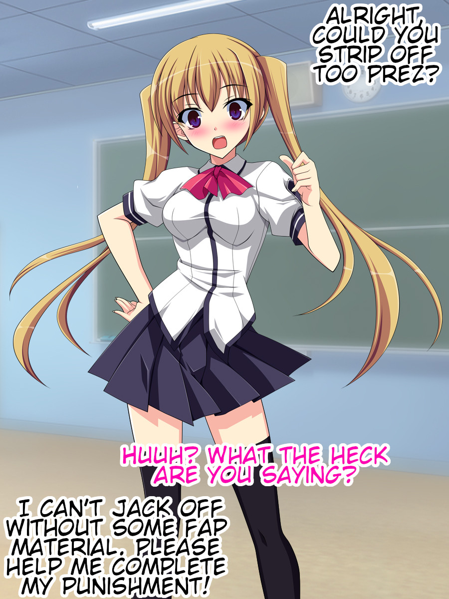 Tsundere Seitokaichou wa Houkei Chinpo no Otokonoko deshita! | The Student Council President is Actually a Phimotic Dickgirl! page 8 full