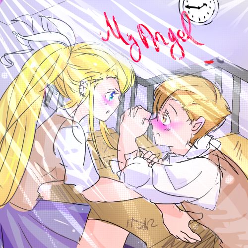 My Angel  Winry Rockbell x Alphonse Elric by Noutty page 1 full