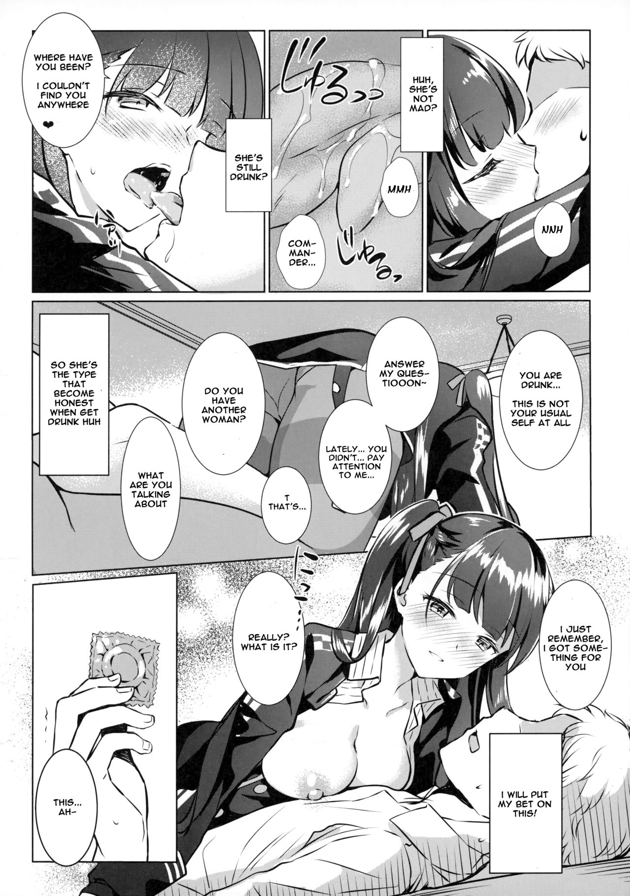 Sunao na Kanojo to Hetare Shikikan | The Honest WA-chan and The Cowardly Commander page 9 full