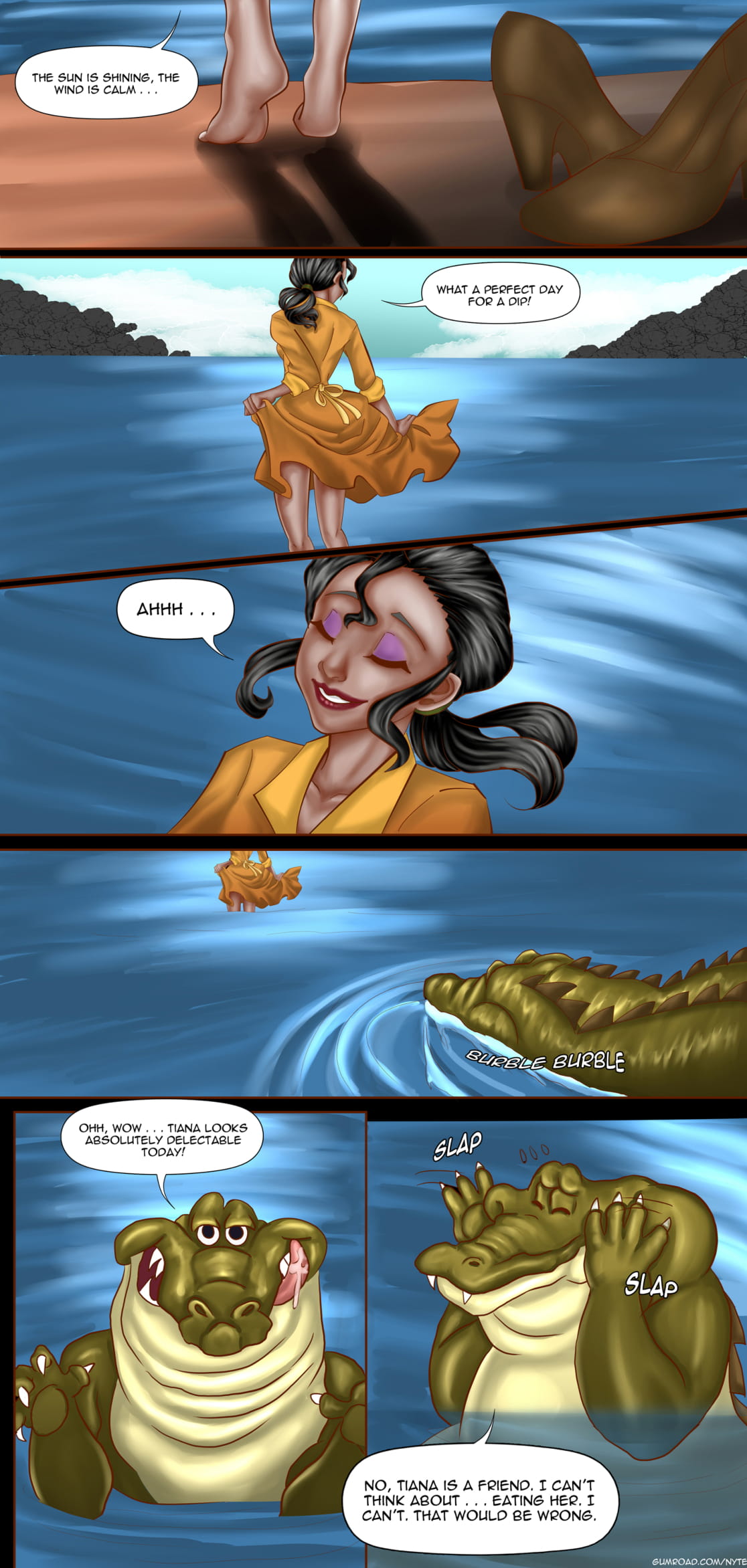 The Princess and the Gator page 2 full