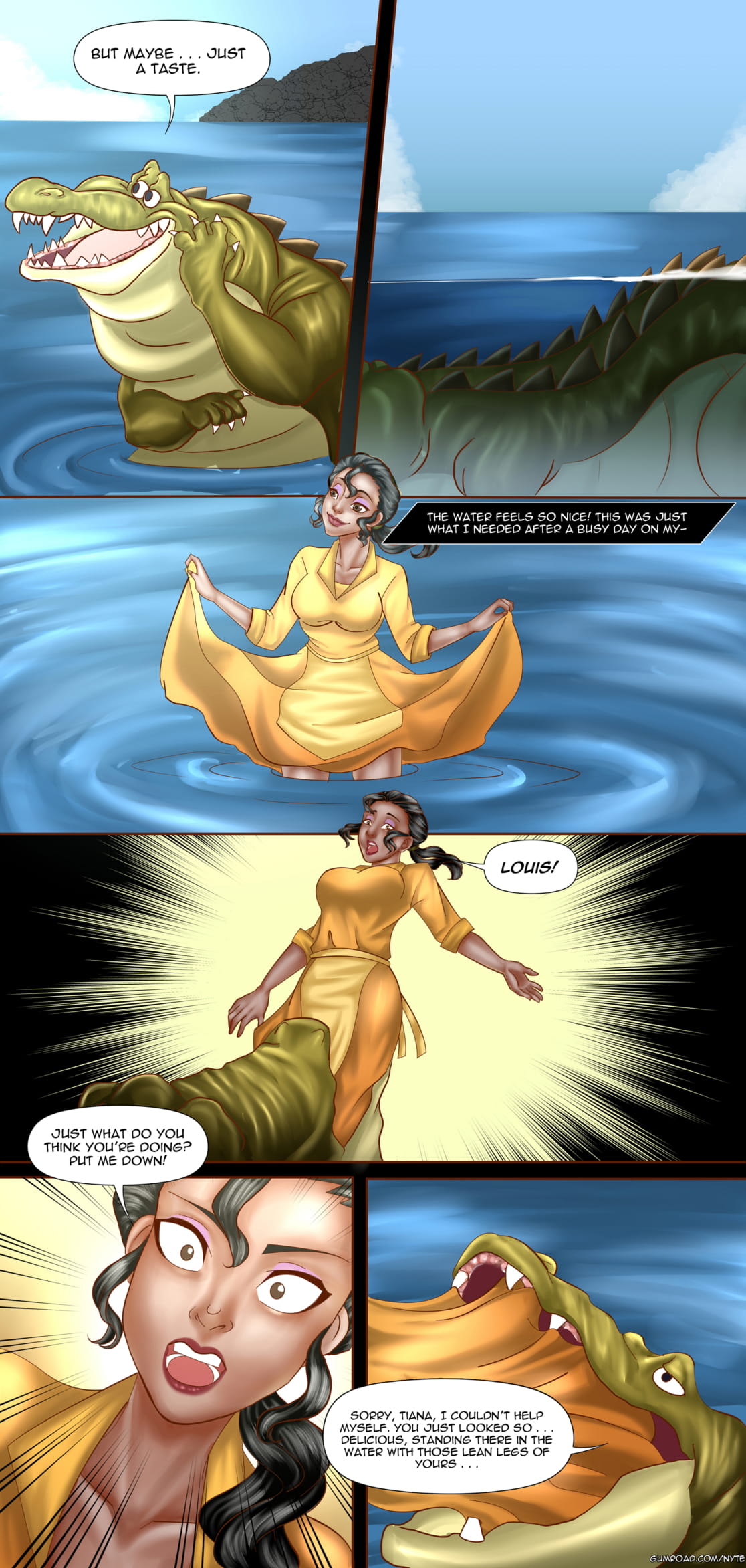The Princess and the Gator page 3 full