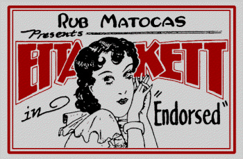 Etta Kett in "Endorsed" cover