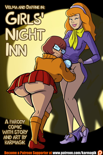 Velma and Daphne in: Girls' Night Inn - Ink cover