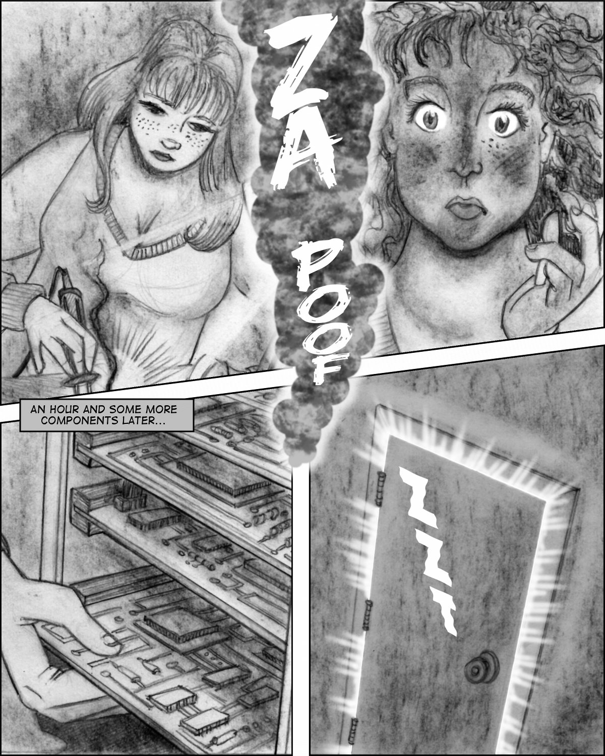 Tales of Gnosis College Comix Vol. 4 - Invisible Girl Heroine page 7 full