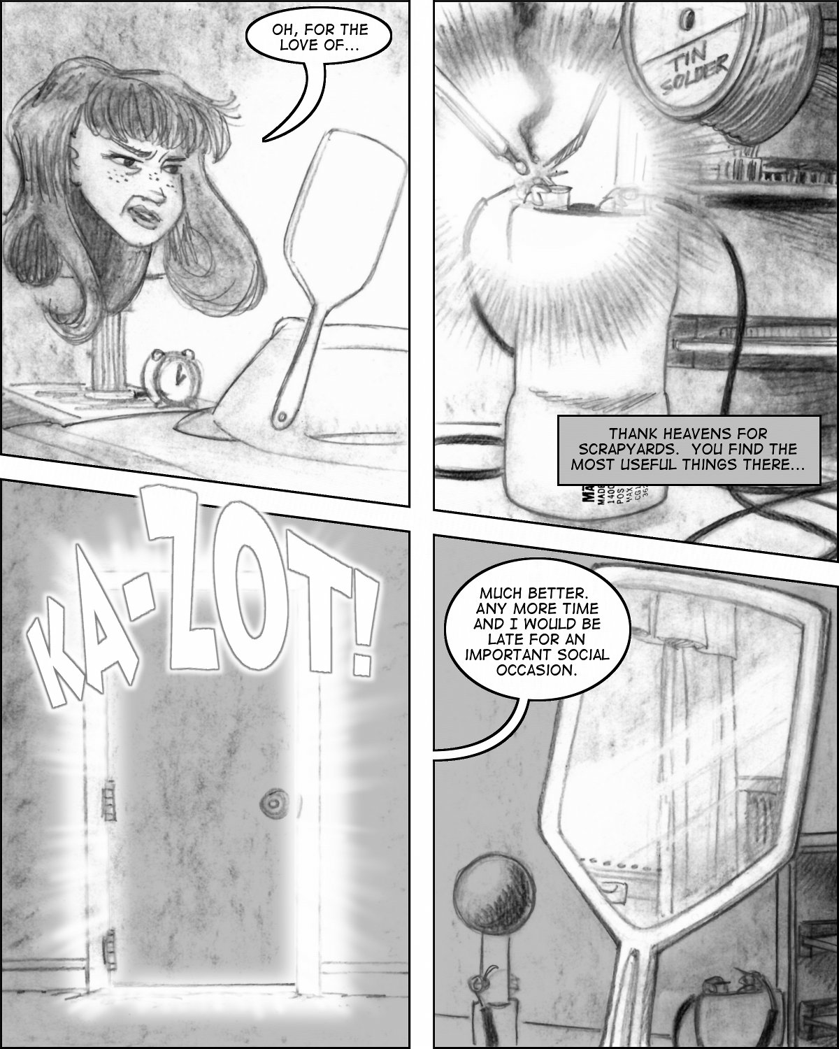 Tales of Gnosis College Comix Vol. 4 - Invisible Girl Heroine page 8 full
