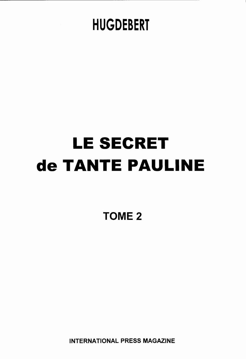 Le Secret De Tante Pauline #2 page 1 full