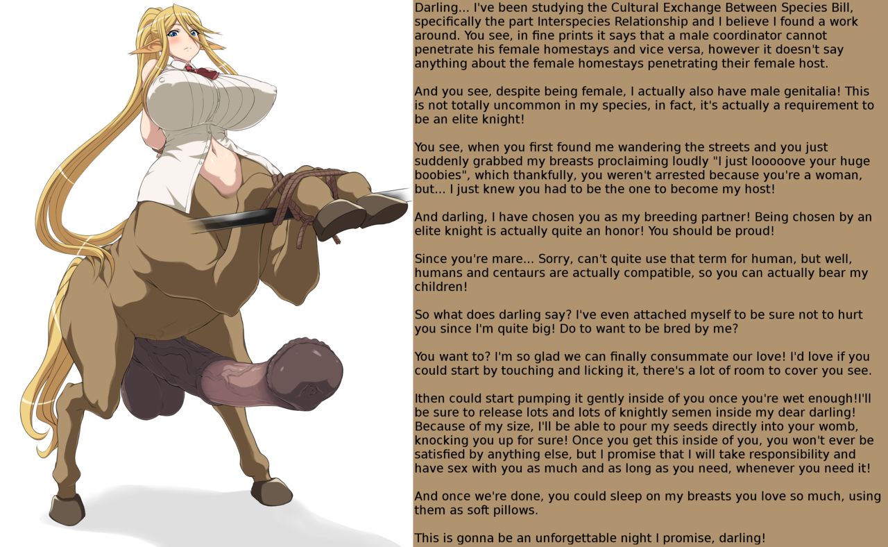 Captions by "BakunyuuW" futa edition page 1 full