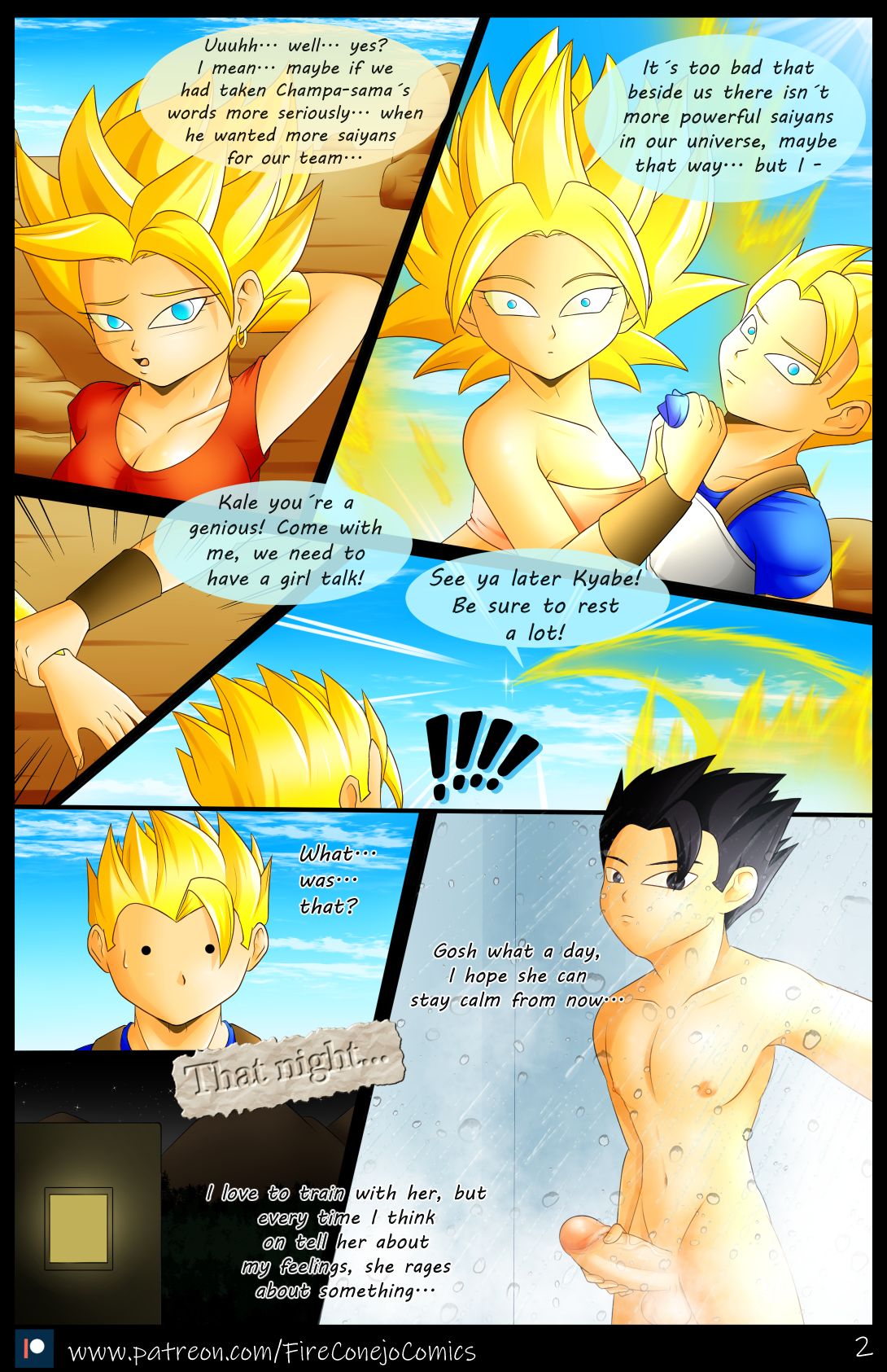 Saiyan Breeding page 3 full