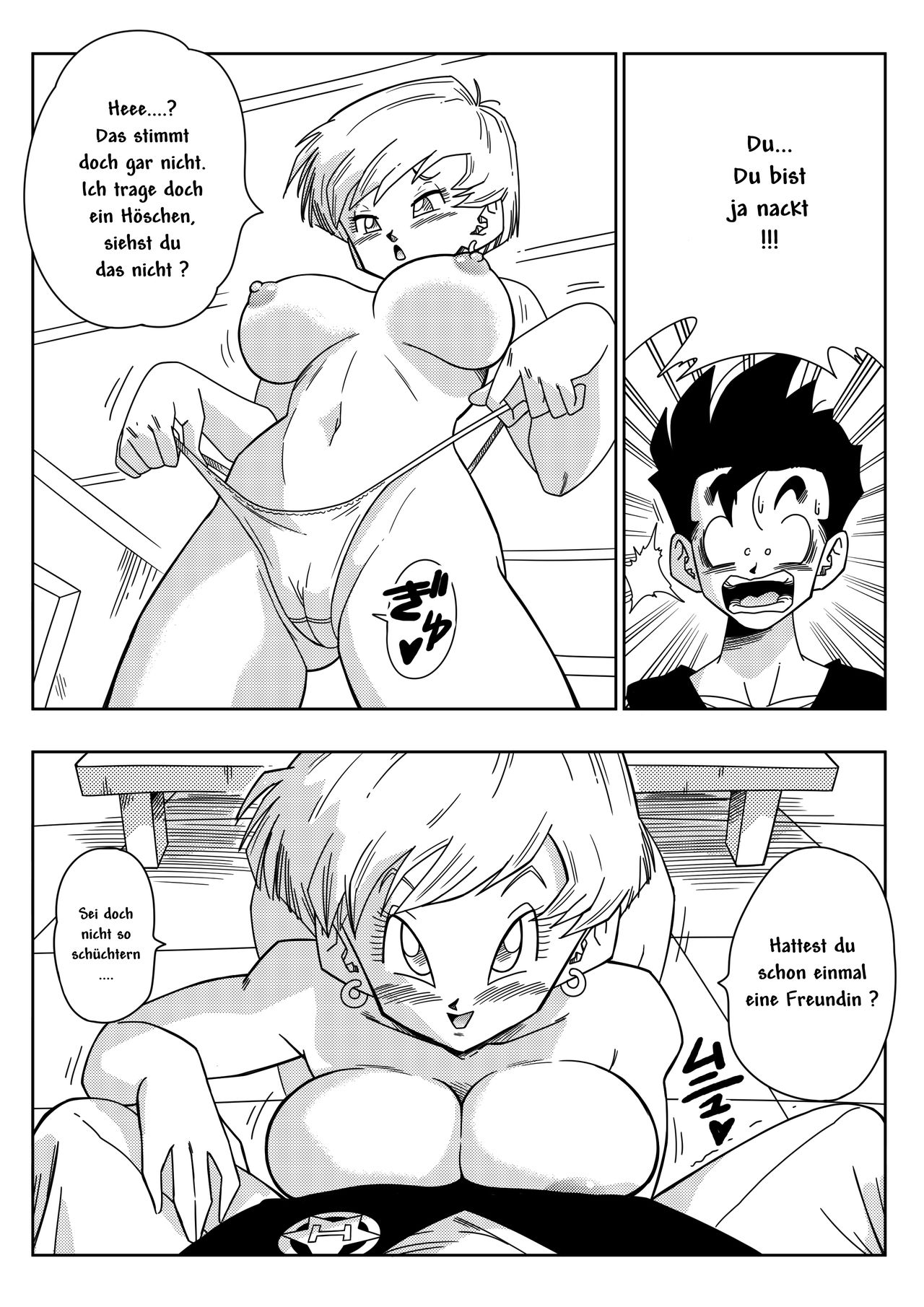 LOVE TRIANGLE Z - Gohan, Erasa to Deau page 8 full