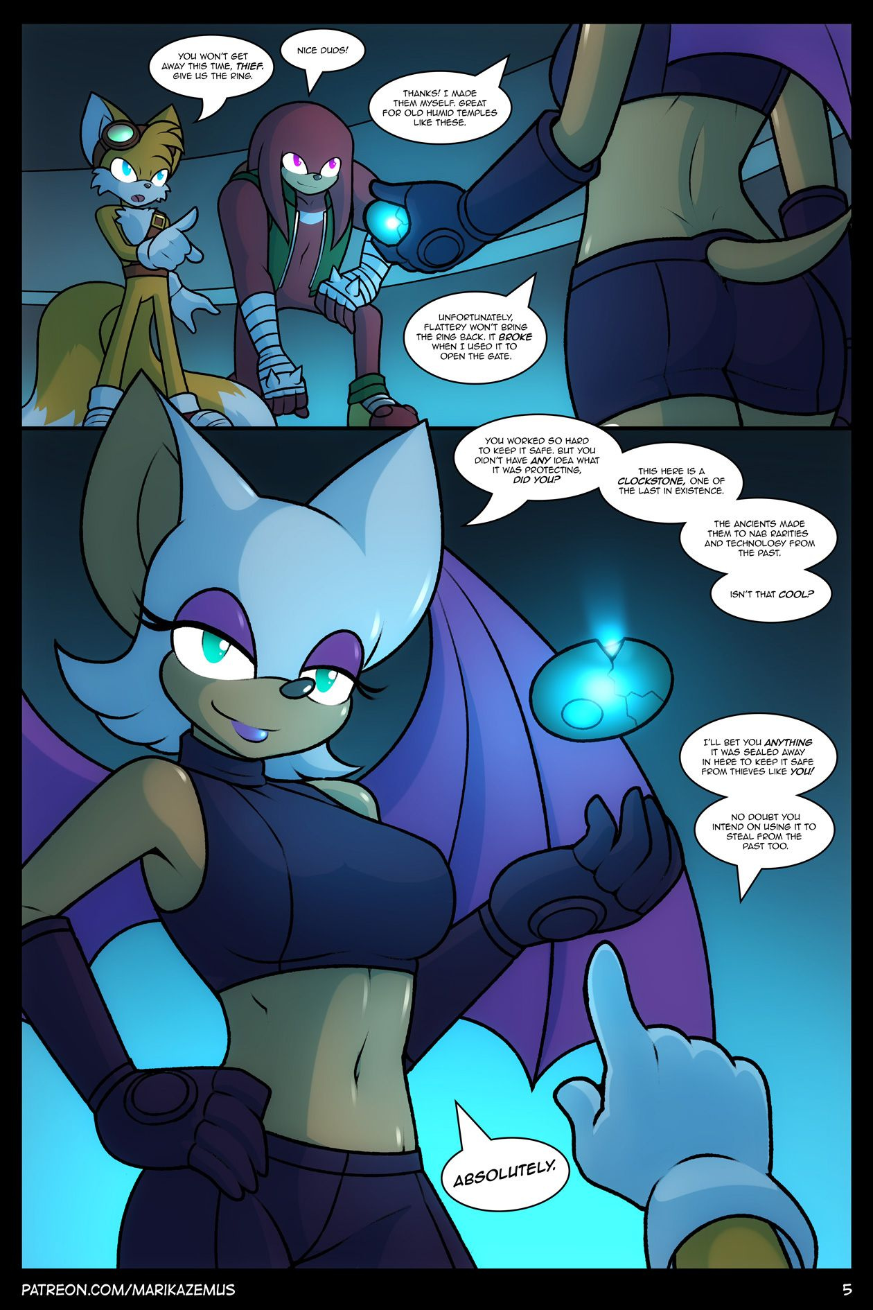 Sonic Boom: Echidna Nights page 5 full