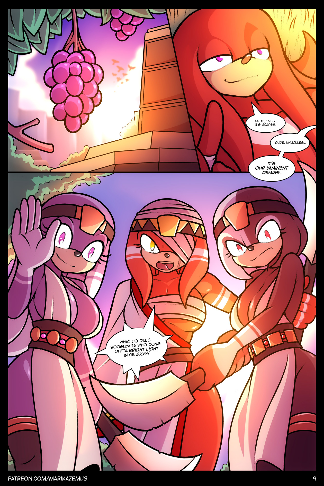 Sonic Boom: Echidna Nights page 9 full