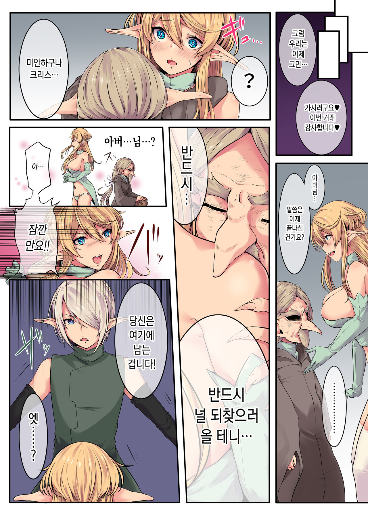 Elf no Matsuro ~Shojo Kara Shoufu Ochi Suru 200-nenkan~ | 엘프의 말로 ~처녀에서 창부로 타락하는 200년간~ page 6 full