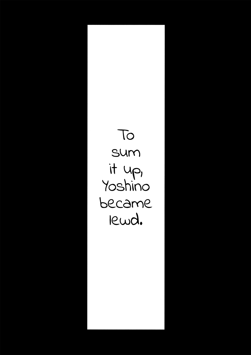 Sukebe na Yoshino wa Okirai deshitee? | Do You Dislike a Lewd Yoshino? page 2 full