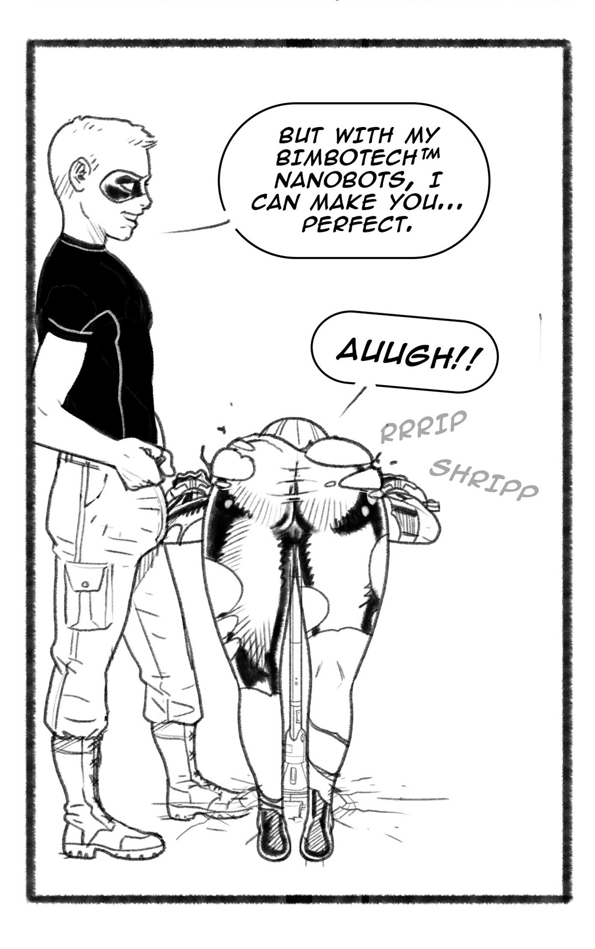 Empowered: Bimbofied! page 8 full