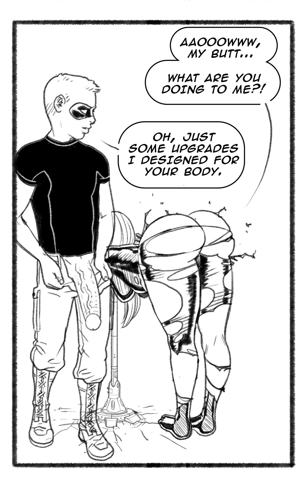 Empowered: Bimbofied! page 9 full