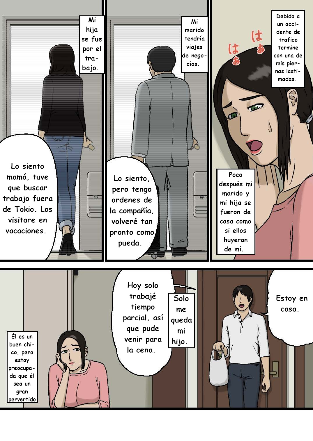 Hahaoya To Sukebe Na Musuko | Una madre y su hijo pervertido page 3 full