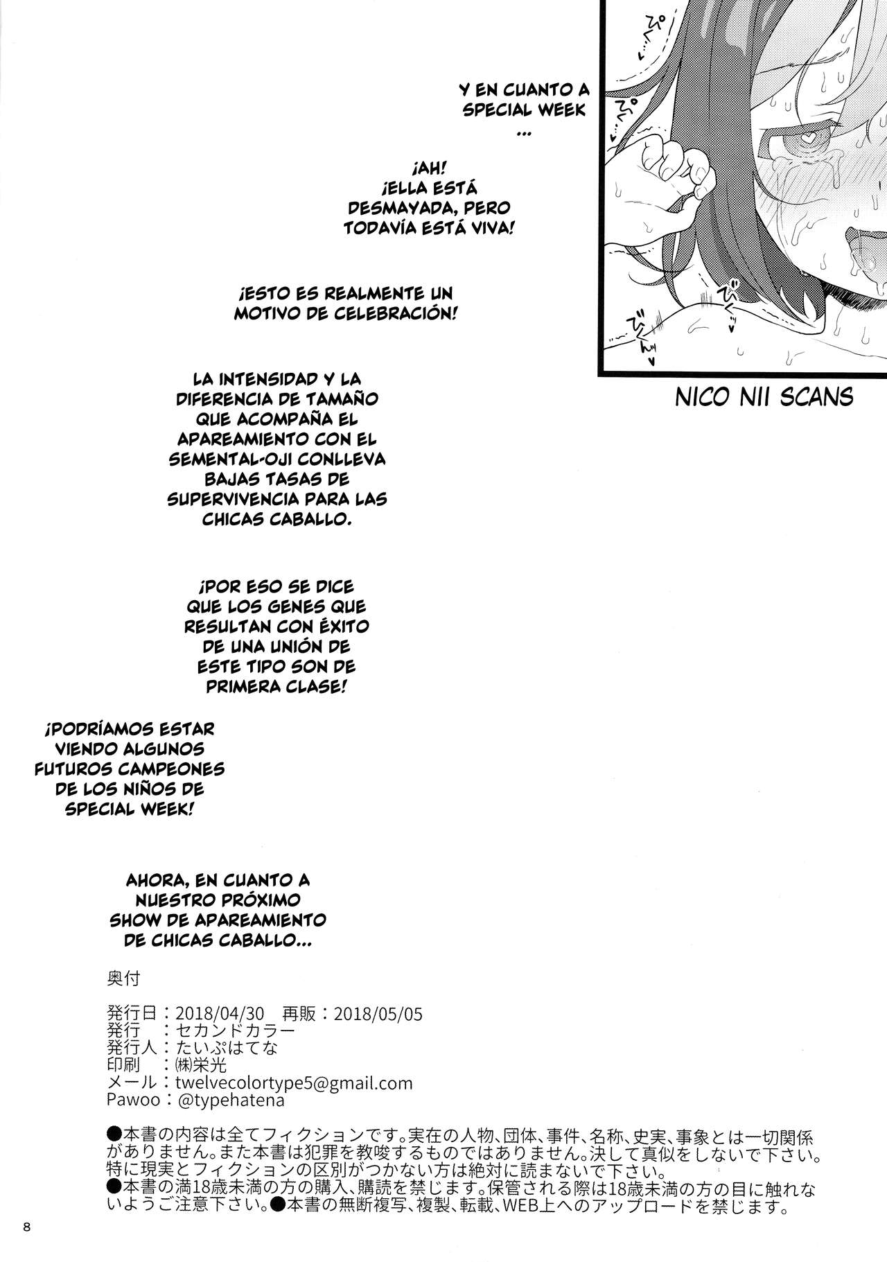 Uma Musume Tanetsuke Koubi Show | Show de Apareamiento de la Chica Caballo page 8 full