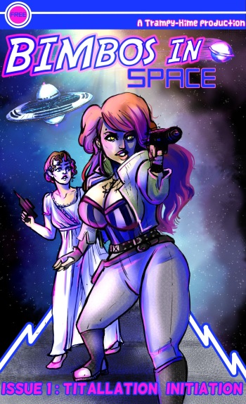 Bimbos in Space #1 - Titillation Initiation cover