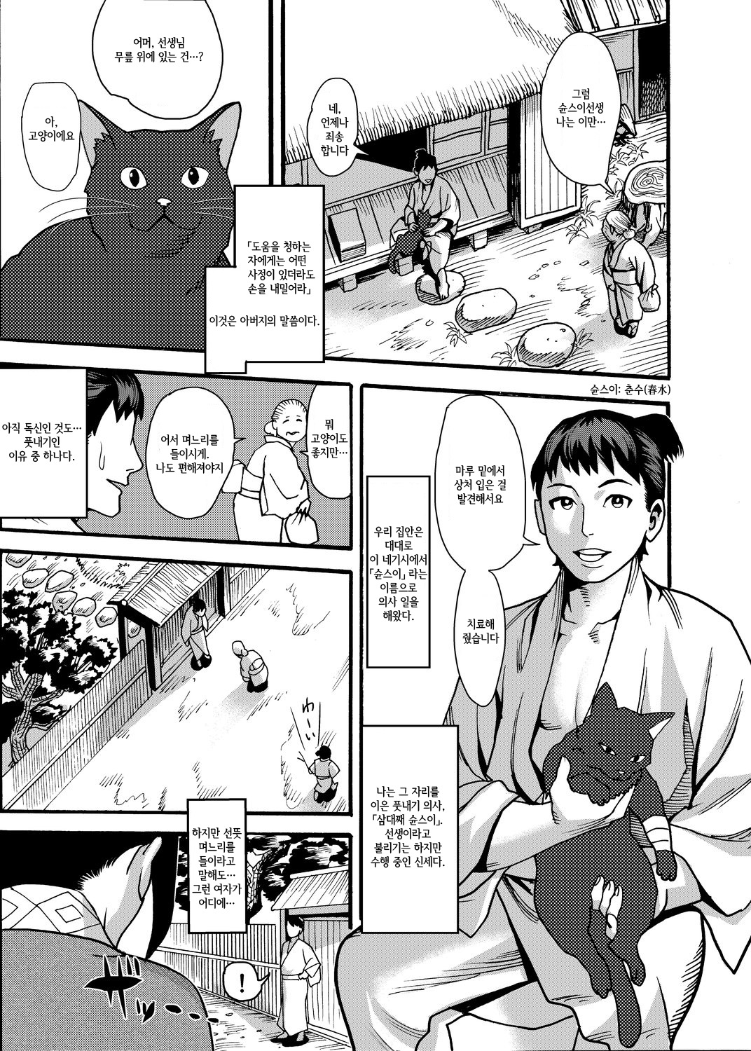 Mayoineko ~Kunoichi Nagare Ninpouchou~ | 마요이 네코 ~쿠노이치 나가레 인법첩~ page 2 full